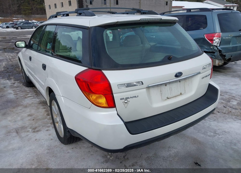 2007 SUBARU OUTBACK VIN: 4S4BP61C277343308