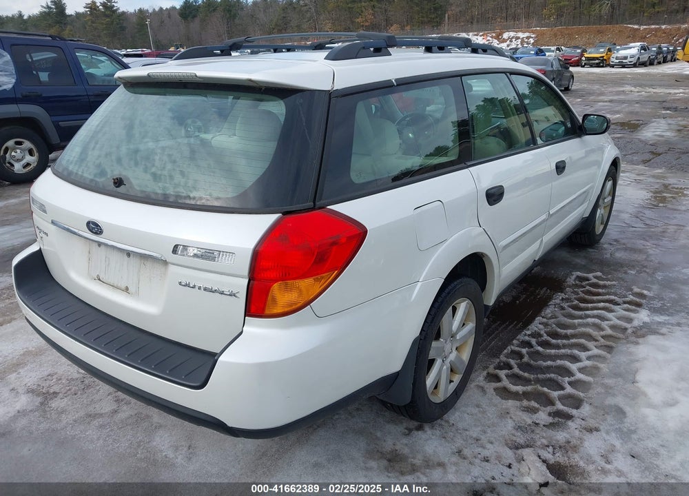 2007 SUBARU OUTBACK VIN: 4S4BP61C277343308