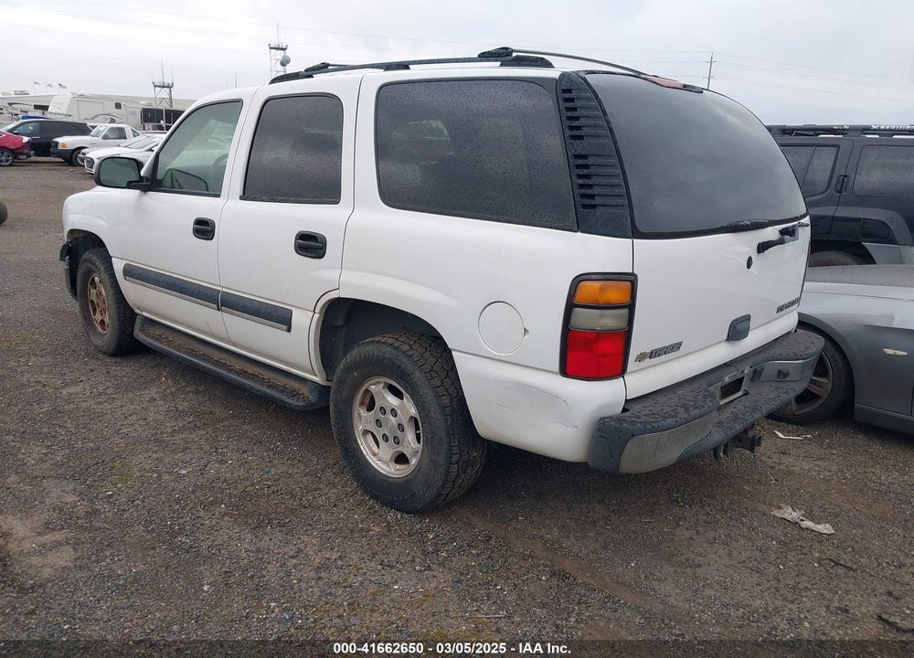 2004 CHEVROLET TAHOE VIN: 1GNEK13T84J111012