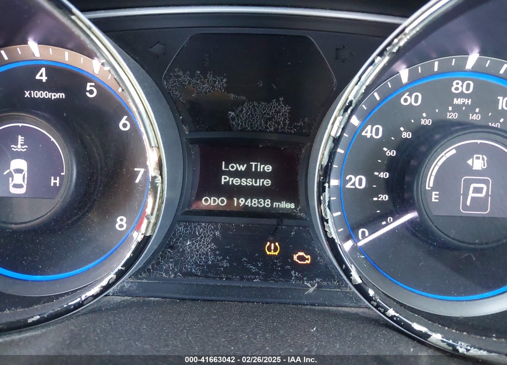 2013 HYUNDAI SONATA VIN: 5NPEB4AC5DH554594