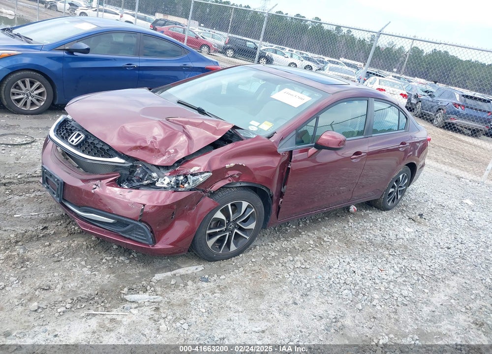 2013 HONDA CIVIC EX VIN: 2HGFB2F85DH500428
