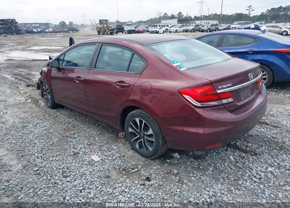 2013 HONDA CIVIC EX VIN: 2HGFB2F85DH500428