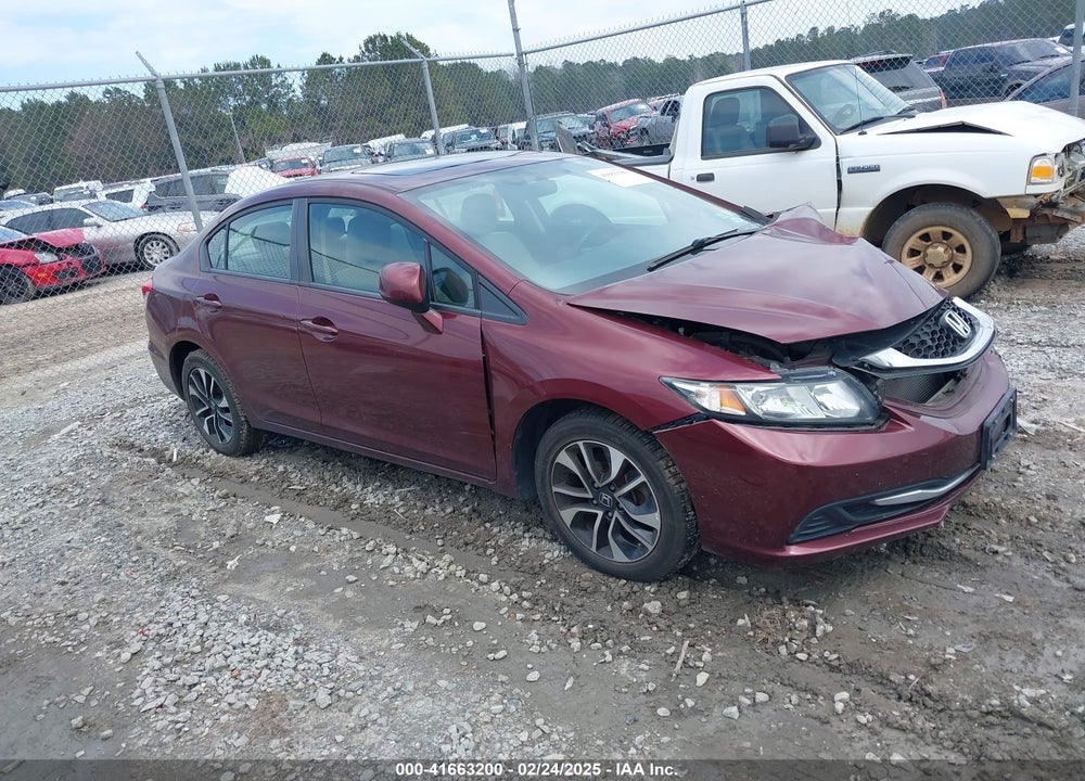 2013 HONDA CIVIC EX VIN: 2HGFB2F85DH500428