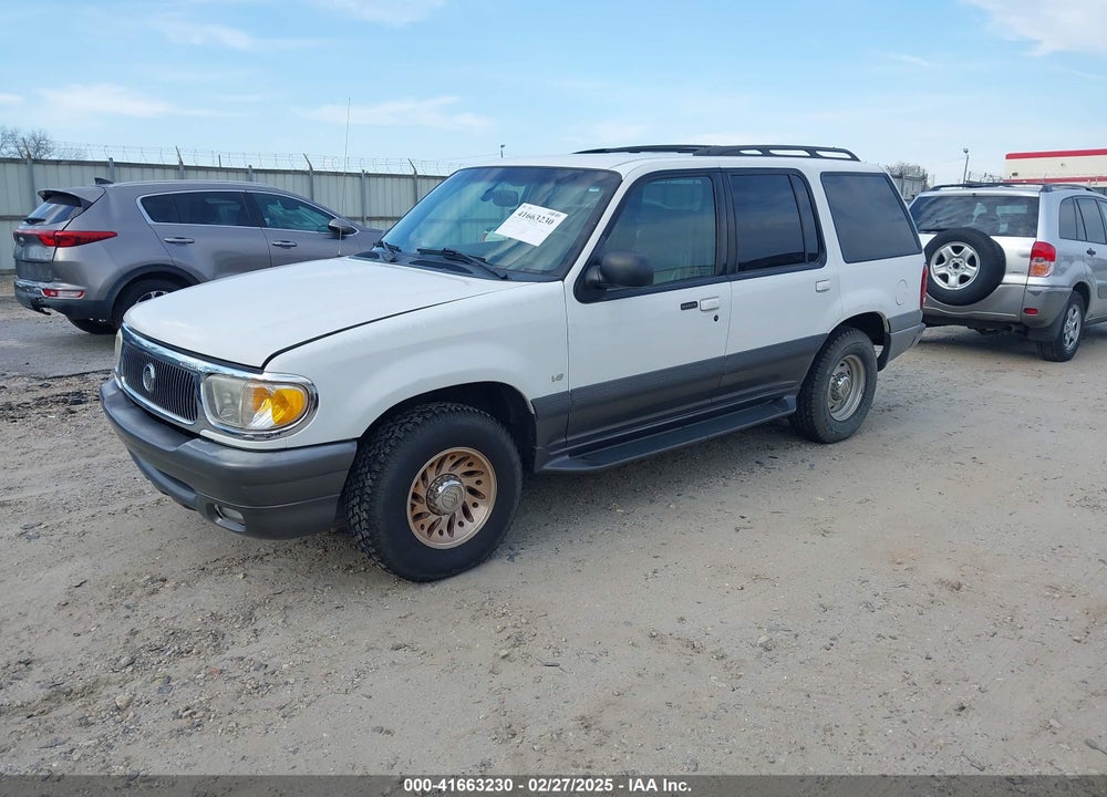 2000 MERCURY MOUNTAINEER VIN: 4M2ZU66P9YUJ19036
