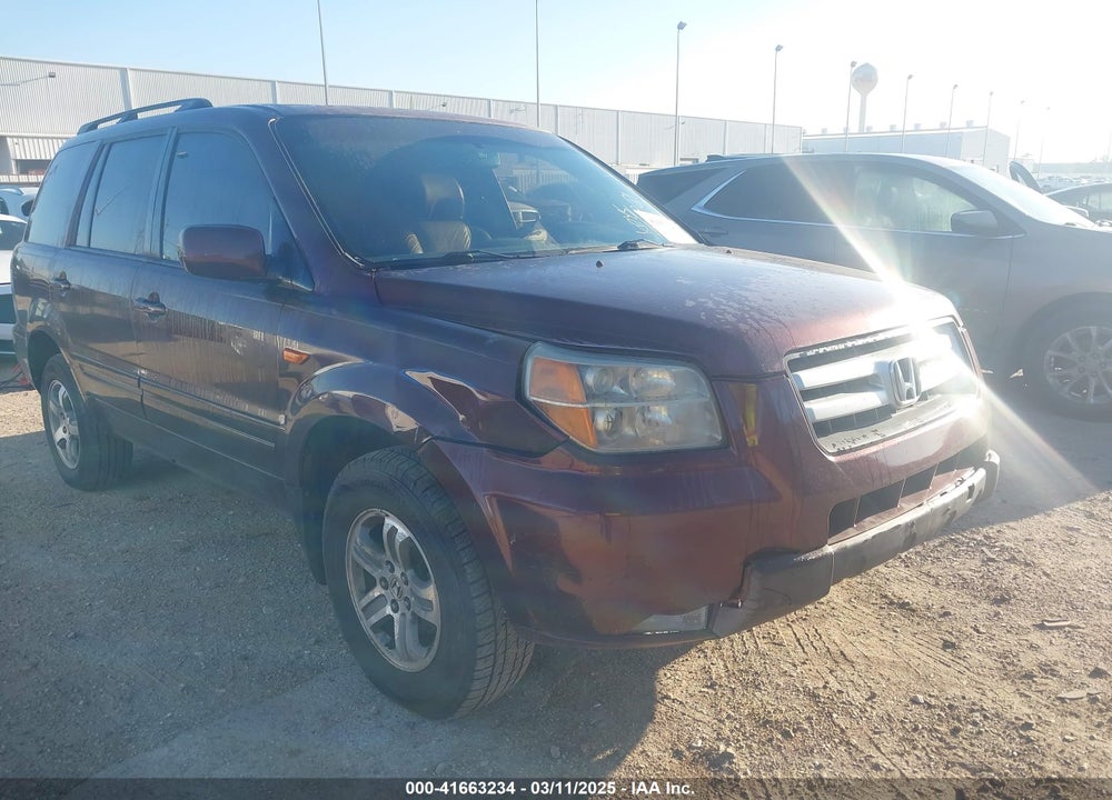 2008 HONDA PILOT VIN: 5FNYF28558B022120