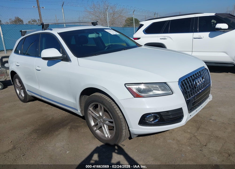 2013 AUDI Q5 2.0T PREMIUM VIN: WA1LFAFP5DA017098