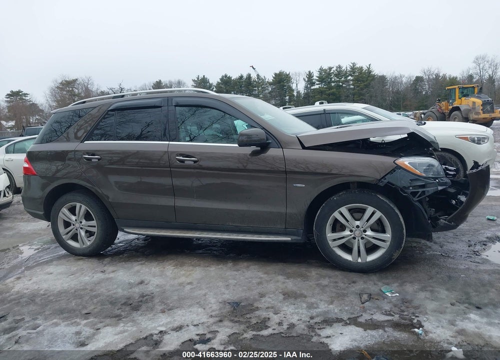 2012 MERCEDES-BENZ ML 350 VIN: 4JGDA5HBXCA097431