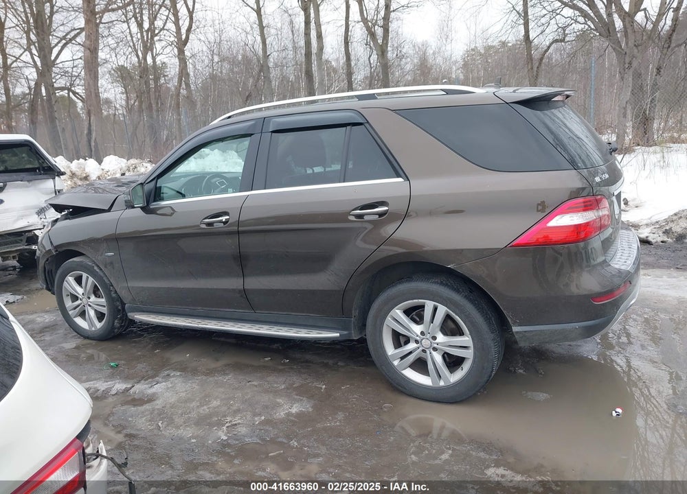 2012 MERCEDES-BENZ ML 350 VIN: 4JGDA5HBXCA097431