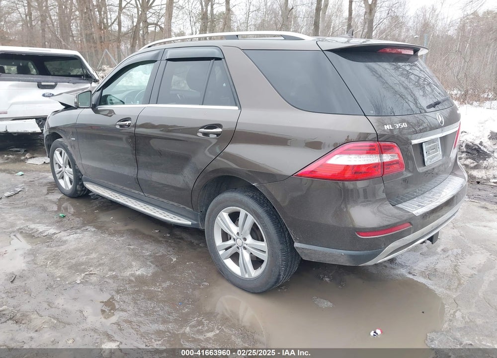 2012 MERCEDES-BENZ ML 350 VIN: 4JGDA5HBXCA097431