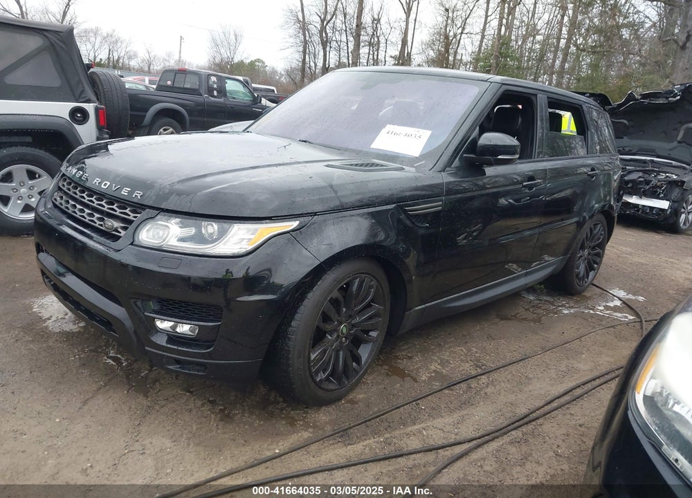 2016 LAND ROVER RANGE ROVER SPORT 3.0L V6 SUPERCHARGED SE VIN: SALWG2PF6GA107577