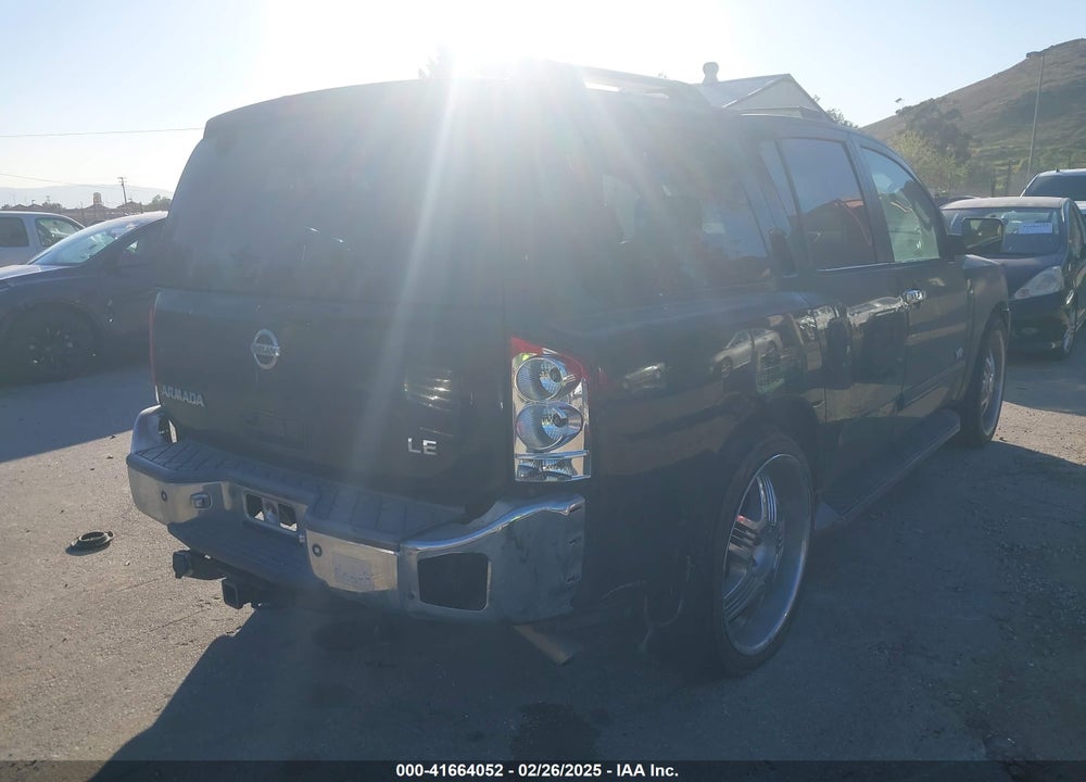 2005 NISSAN ARMADA LE VIN: 5N1AA08A45N726397