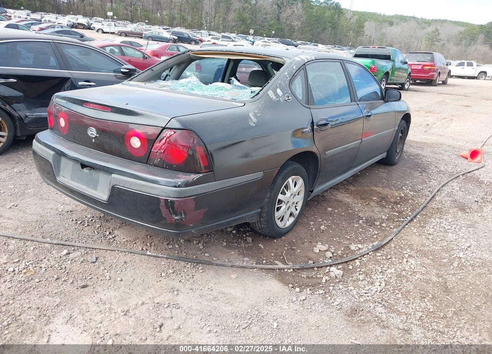 2004 CHEVROLET IMPALA VIN: 2G1WF52E249331536