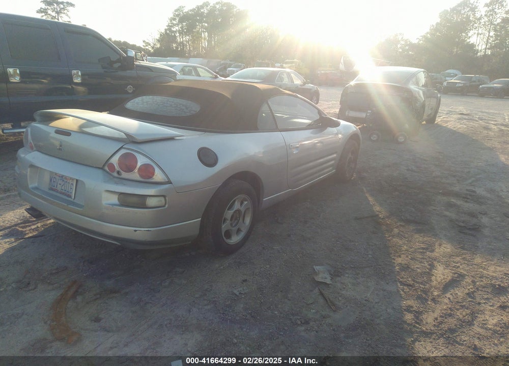 2001 MITSUBISHI ECLIPSE SPYDER GS VIN: 4A3AE45GX1E105245