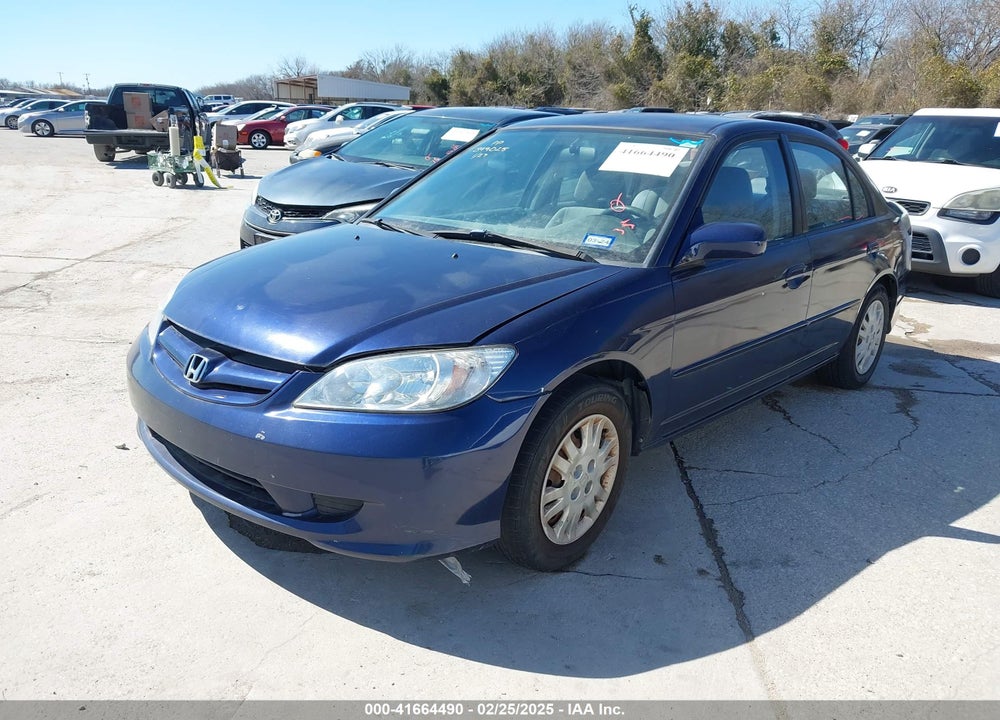 2004 HONDA CIVIC VIN: 2HGES16514H566731