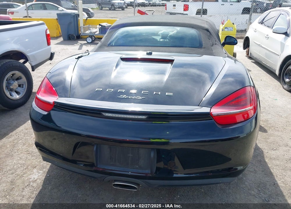 2013 PORSCHE BOXSTER VIN: WP0CA2A82DS112948
