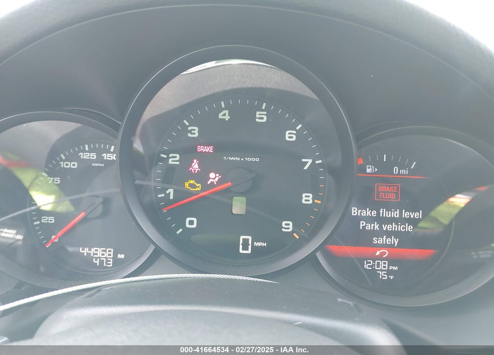 2013 PORSCHE BOXSTER VIN: WP0CA2A82DS112948