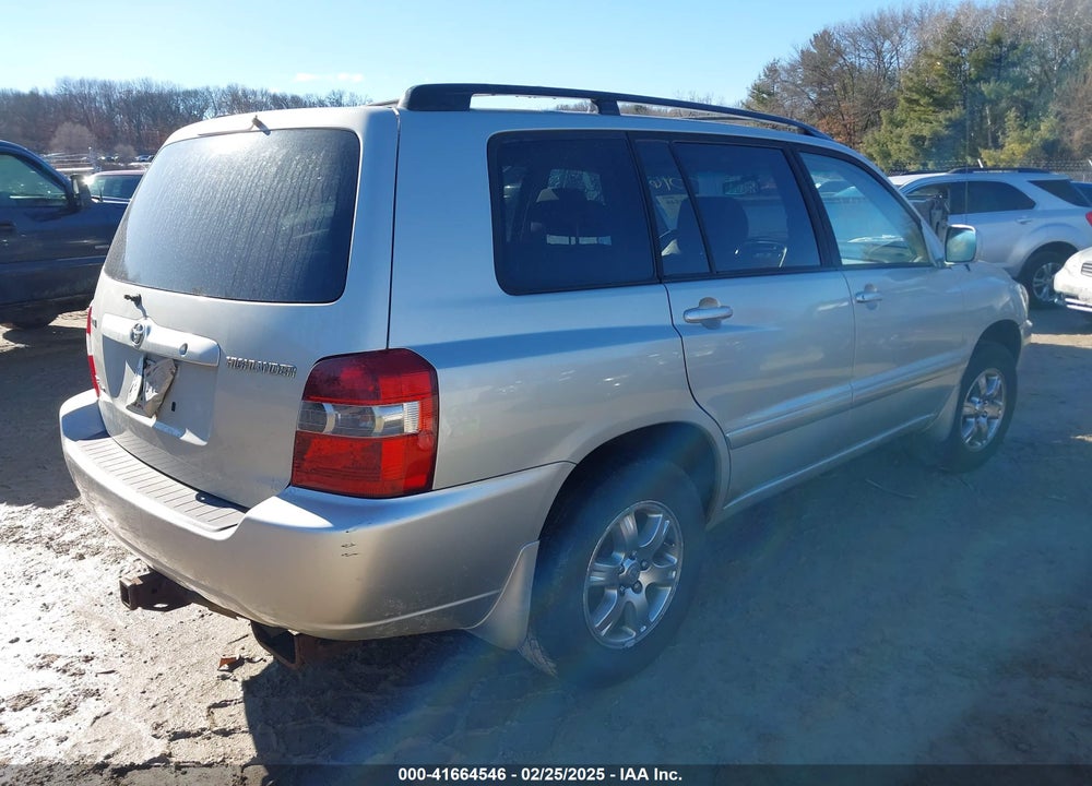 2004 TOYOTA HIGHLANDER V6 VIN: JTEEP21A340032690