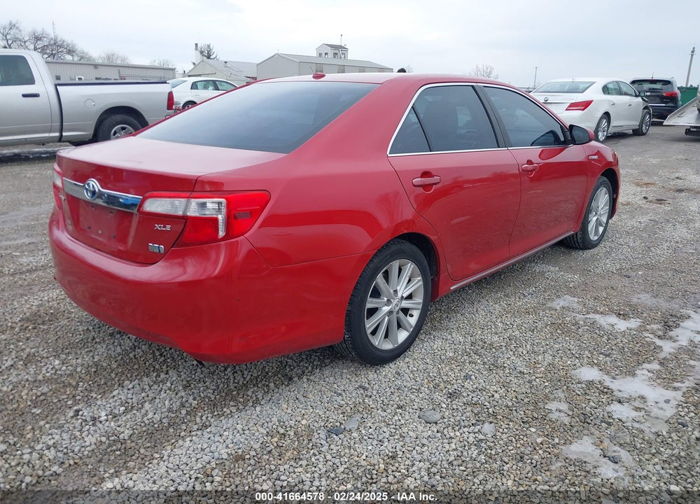 2012 TOYOTA CAMRY HYBRID XLE VIN: 4T1BD1FK4CU027707