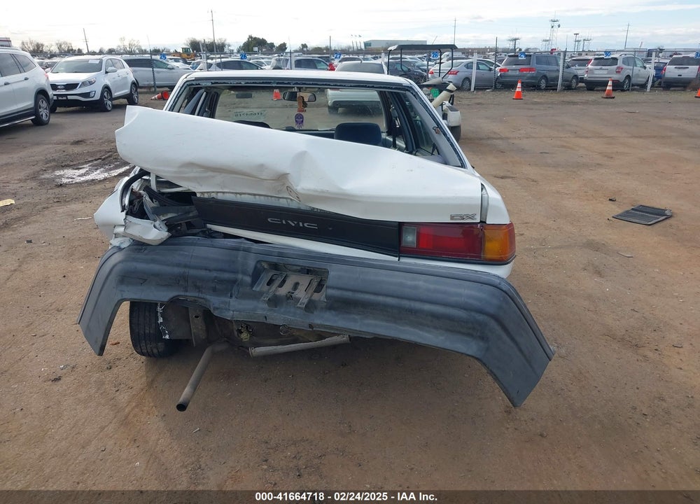 1988 HONDA CIVIC DX VIN: 1HGED3646JA046922
