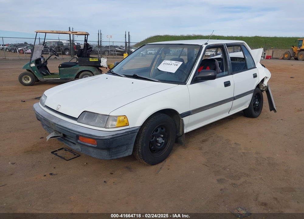 1988 HONDA CIVIC DX VIN: 1HGED3646JA046922