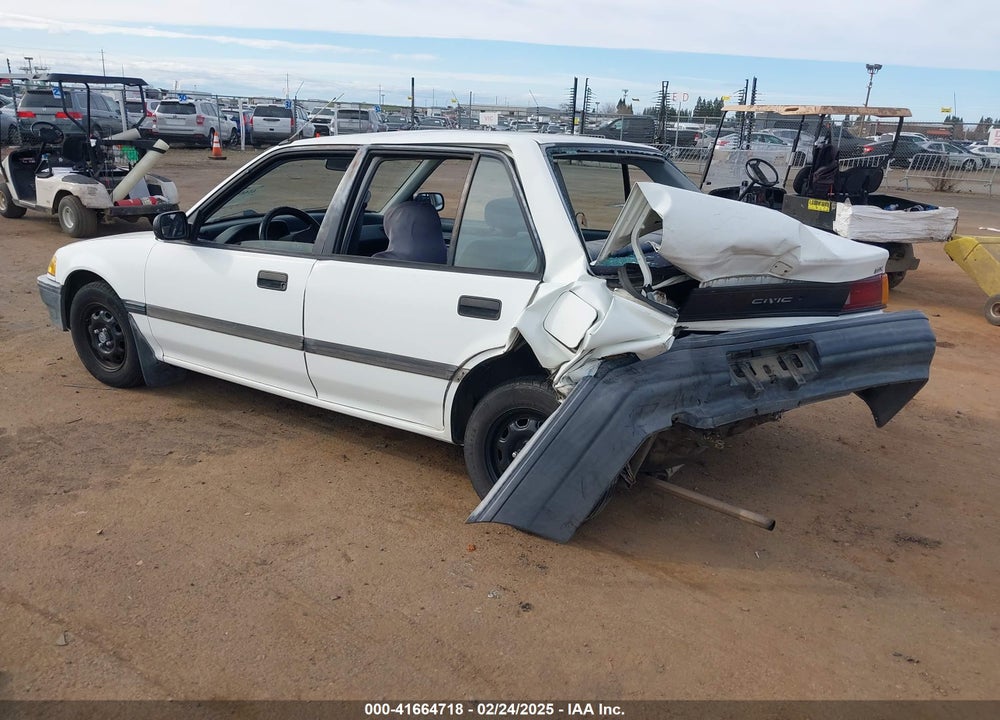 1988 HONDA CIVIC DX VIN: 1HGED3646JA046922