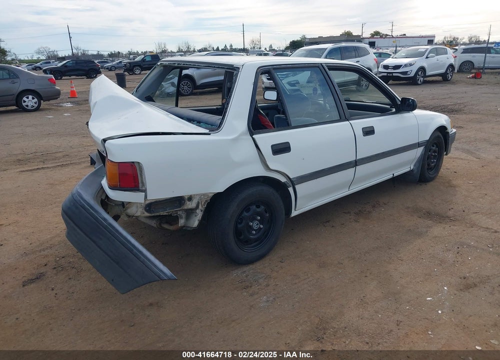 1988 HONDA CIVIC DX VIN: 1HGED3646JA046922