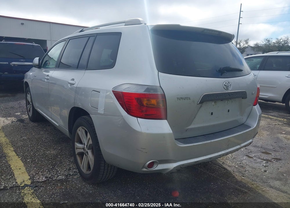 2008 TOYOTA HIGHLANDER SPORT VIN: JTEDS43A282063264