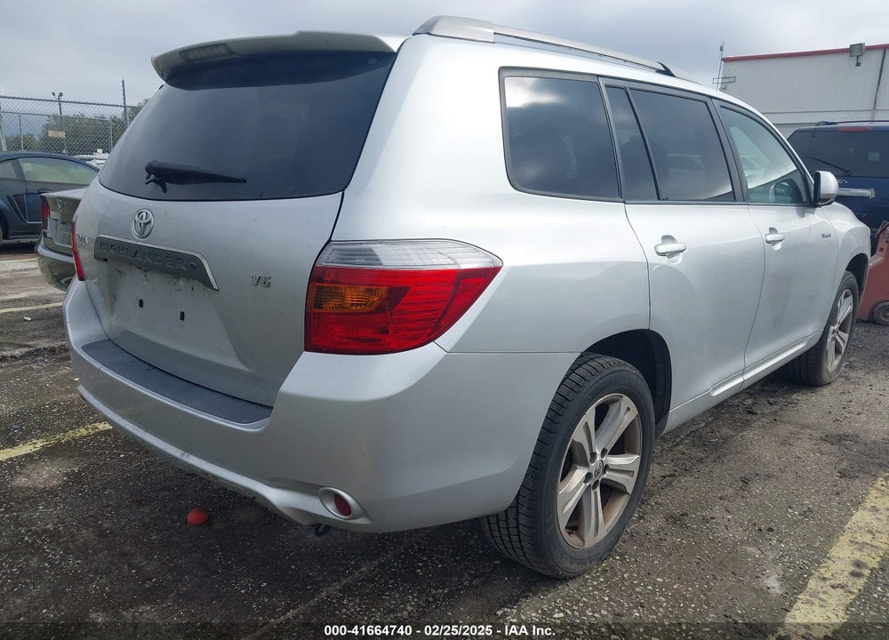 2008 TOYOTA HIGHLANDER SPORT VIN: JTEDS43A282063264