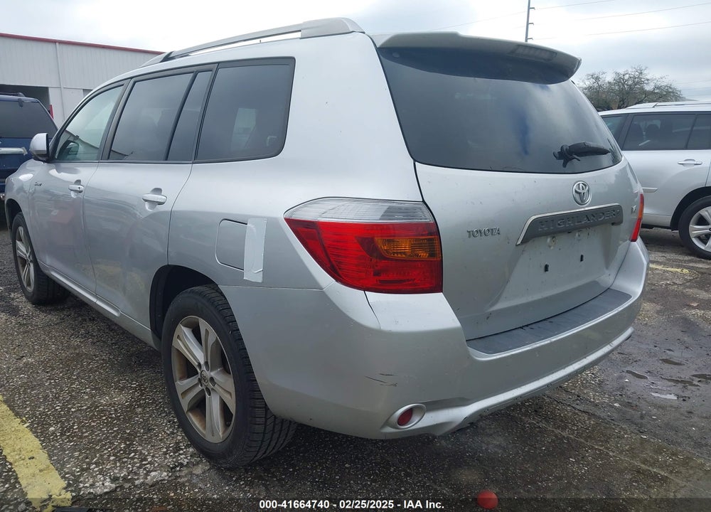 2008 TOYOTA HIGHLANDER SPORT VIN: JTEDS43A282063264