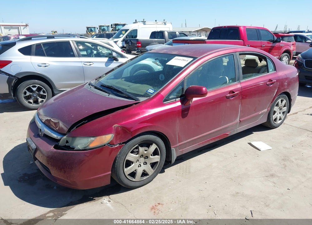 2008 HONDA CIVIC LX VIN: 1HGFA16588L072110