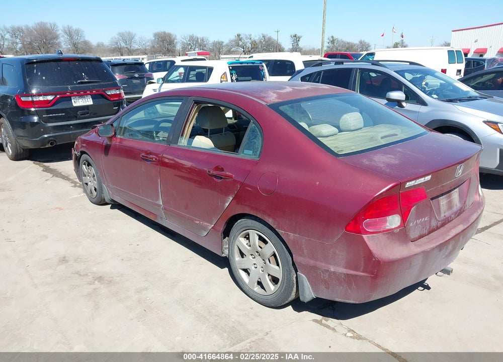 2008 HONDA CIVIC LX VIN: 1HGFA16588L072110