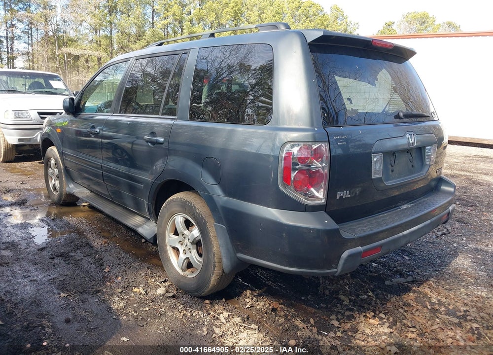 2006 HONDA PILOT EX VIN: 2HKYF18476H508816