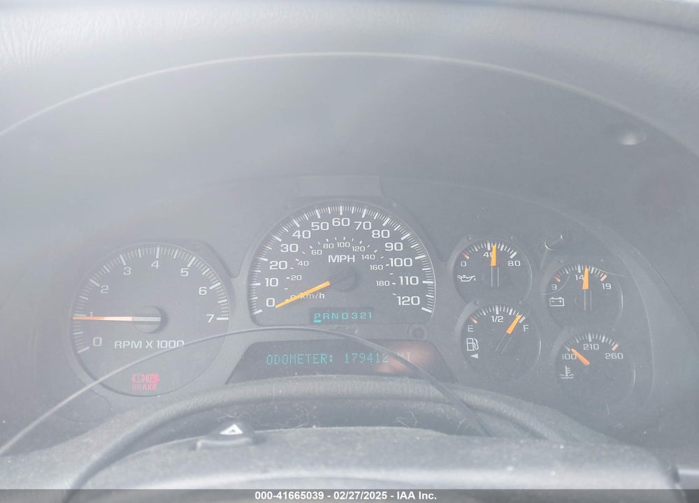 2002 CHEVROLET TRAILBLAZER LTZ VIN: 1GNDT13S722430411