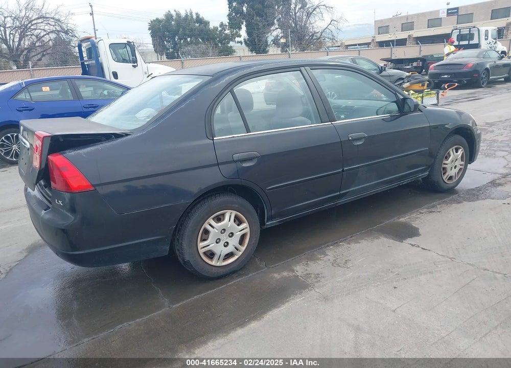 2001 HONDA CIVIC LX VIN: 2HGES16561H568020