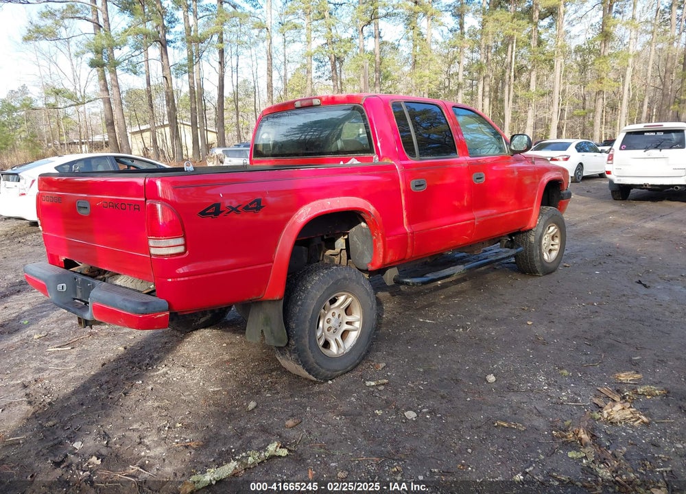 2004 DODGE DAKOTA SPORT/SXT VIN: 1D7HG38N64S677103