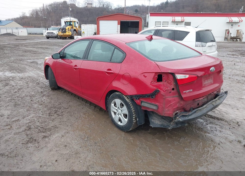 2016 KIA FORTE VIN: KNAFK4A62G5609289