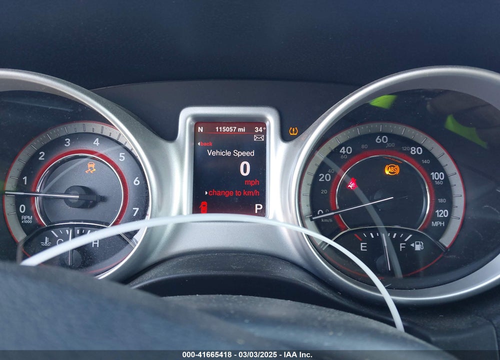 2013 DODGE JOURNEY VIN: 3C4PDCBG0DT568370