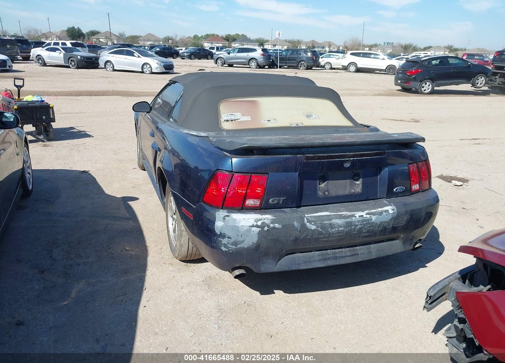 2001 FORD MUSTANG GT VIN: 1FAFP45X81F225371