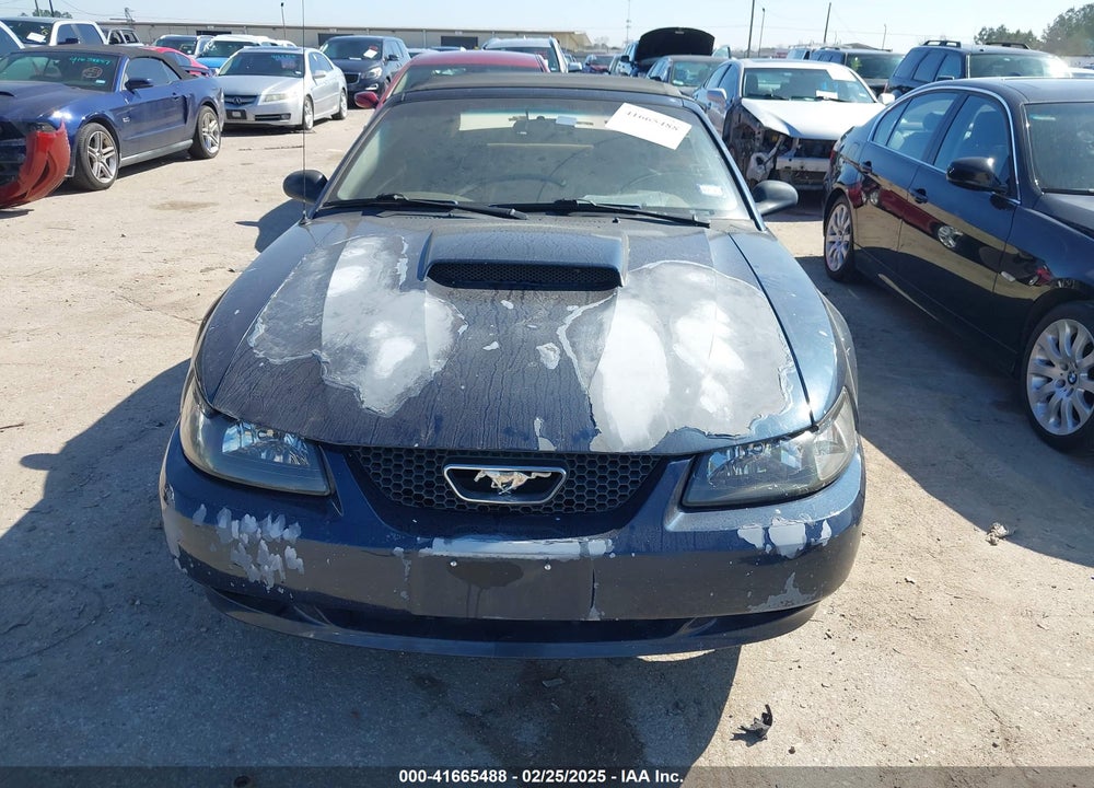 2001 FORD MUSTANG GT VIN: 1FAFP45X81F225371