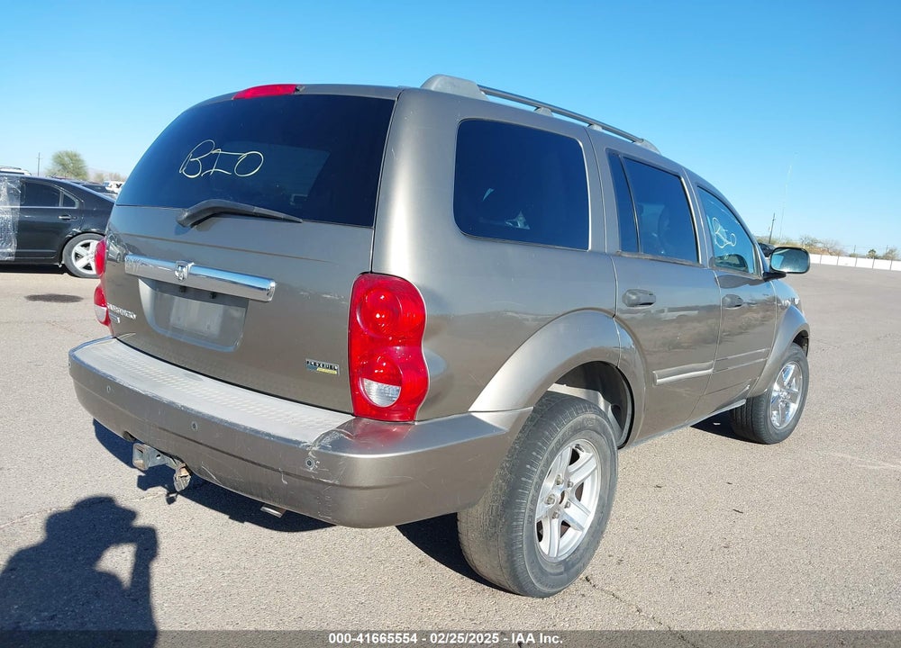 2007 DODGE DURANGO VIN: 1D8HB58P77F544225