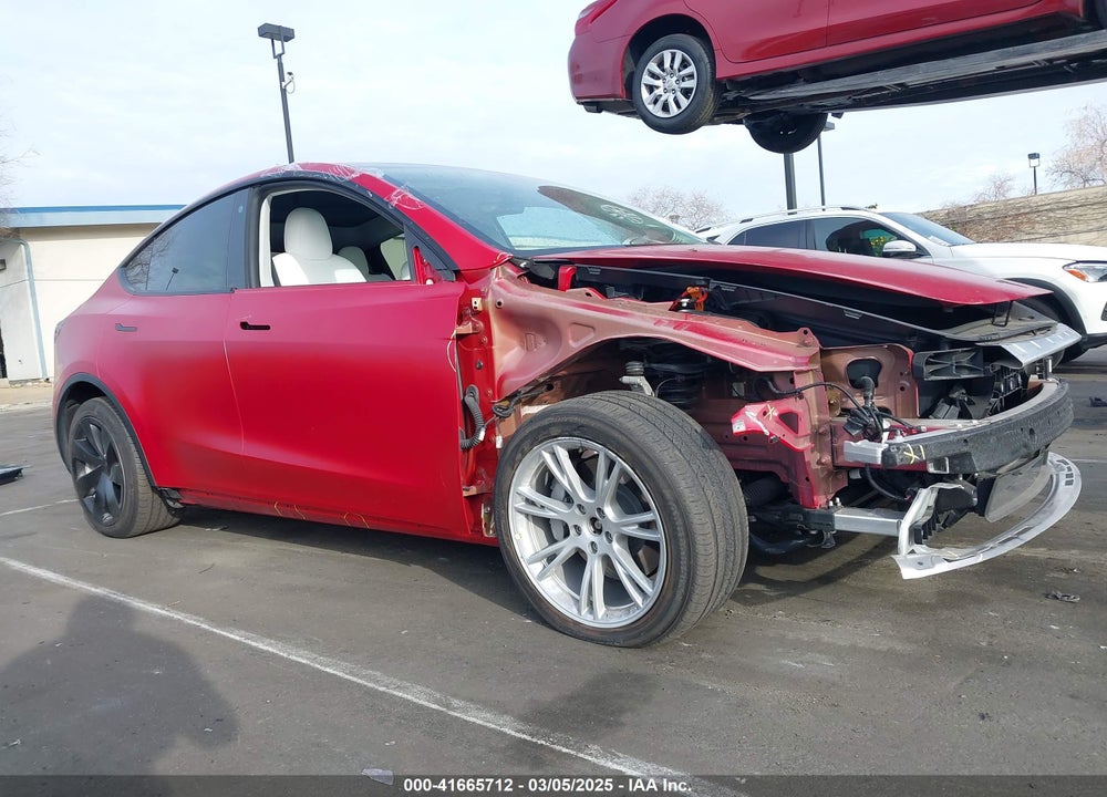 2022 TESLA MODEL Y LONG RANGE DUAL MOTOR ALL-WHEEL DRIVE VIN: 7SAYGAEE6NF310142