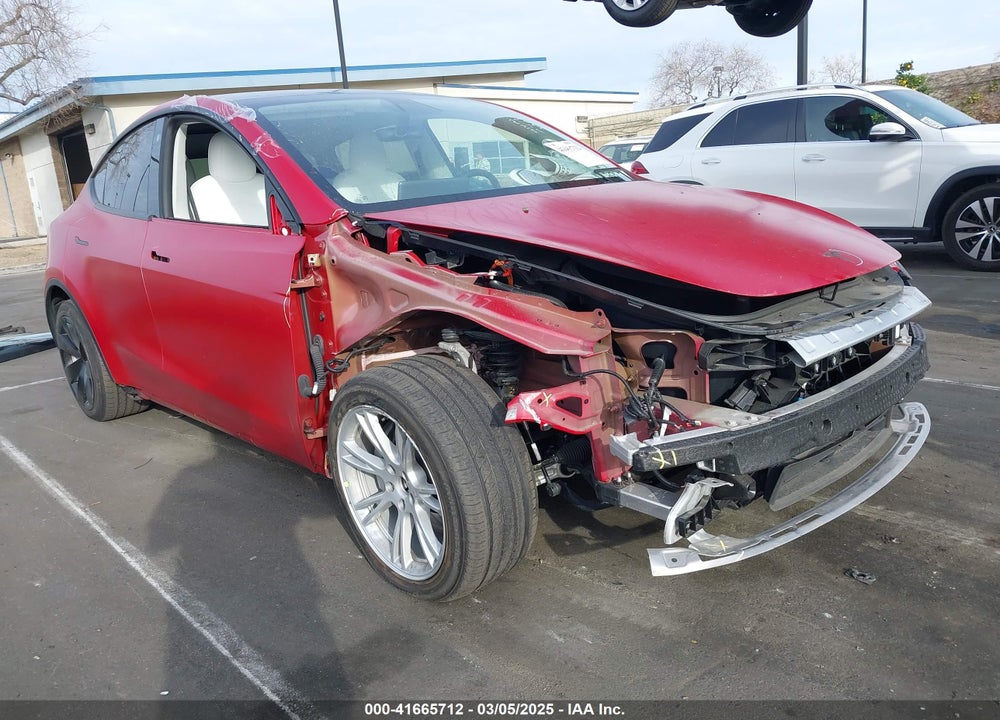 2022 TESLA MODEL Y LONG RANGE DUAL MOTOR ALL-WHEEL DRIVE VIN: 7SAYGAEE6NF310142