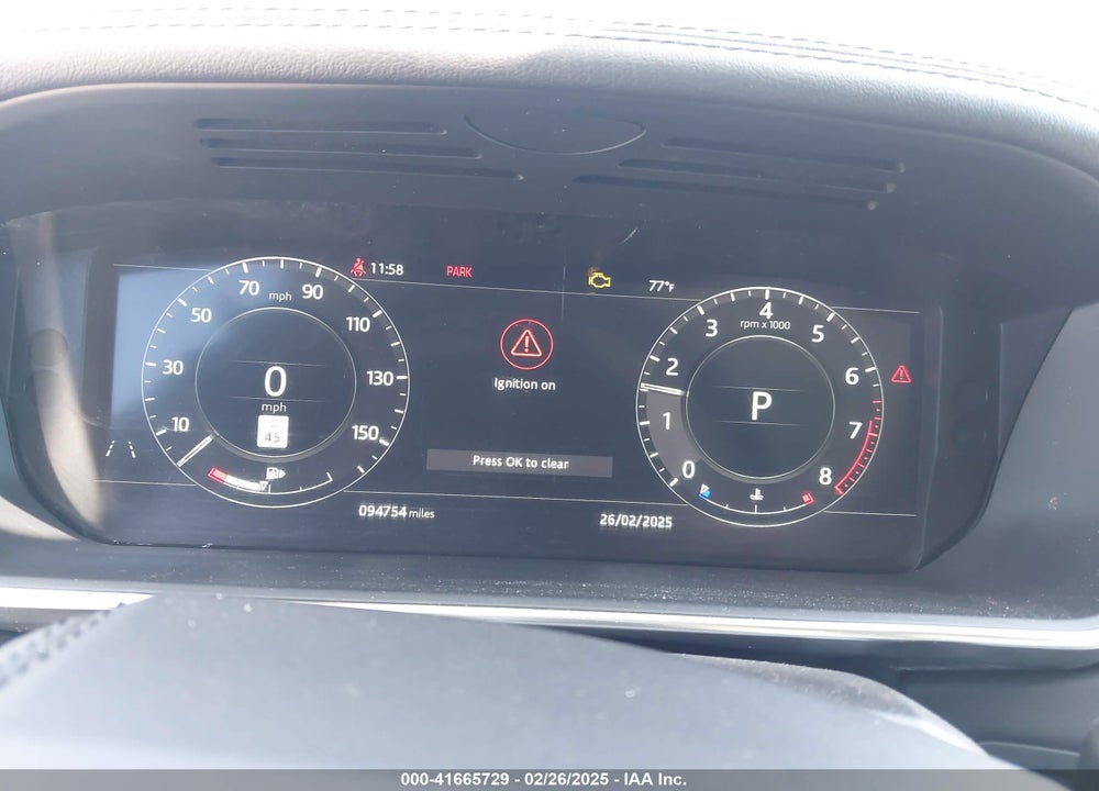 2020 LAND ROVER RANGE ROVER VIN: SALGS2RU1LA581199