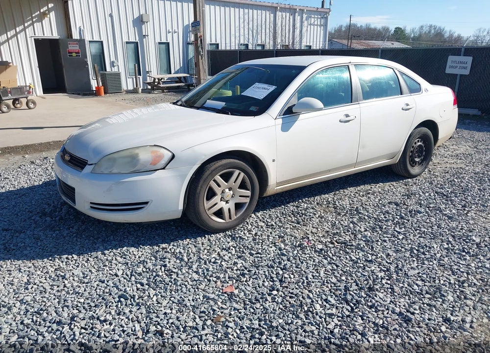 2008 CHEVROLET IMPALA LS VIN: 2G1WB58K681204561