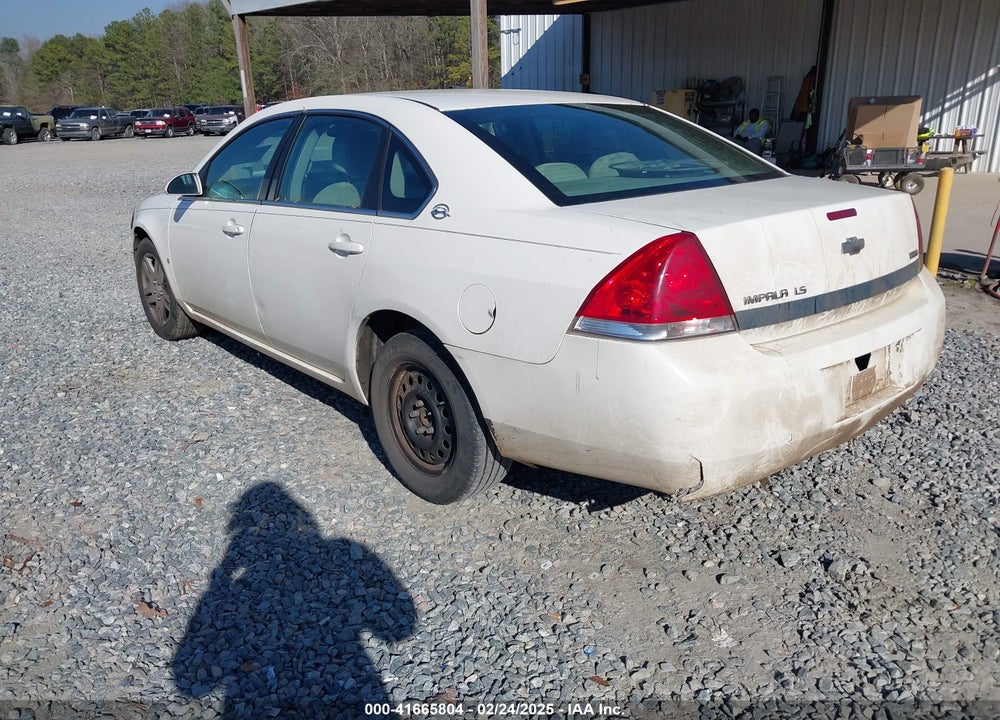 2008 CHEVROLET IMPALA LS VIN: 2G1WB58K681204561