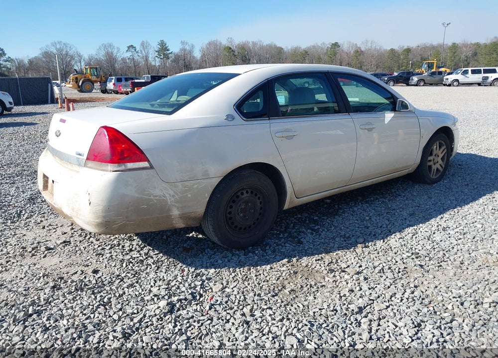 2008 CHEVROLET IMPALA LS VIN: 2G1WB58K681204561