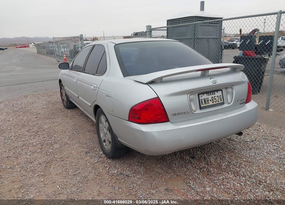 2006 NISSAN SENTRA VIN: 3N1CB51D56L556471