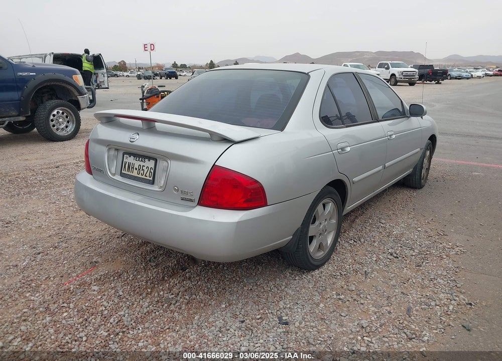 2006 NISSAN SENTRA VIN: 3N1CB51D56L556471