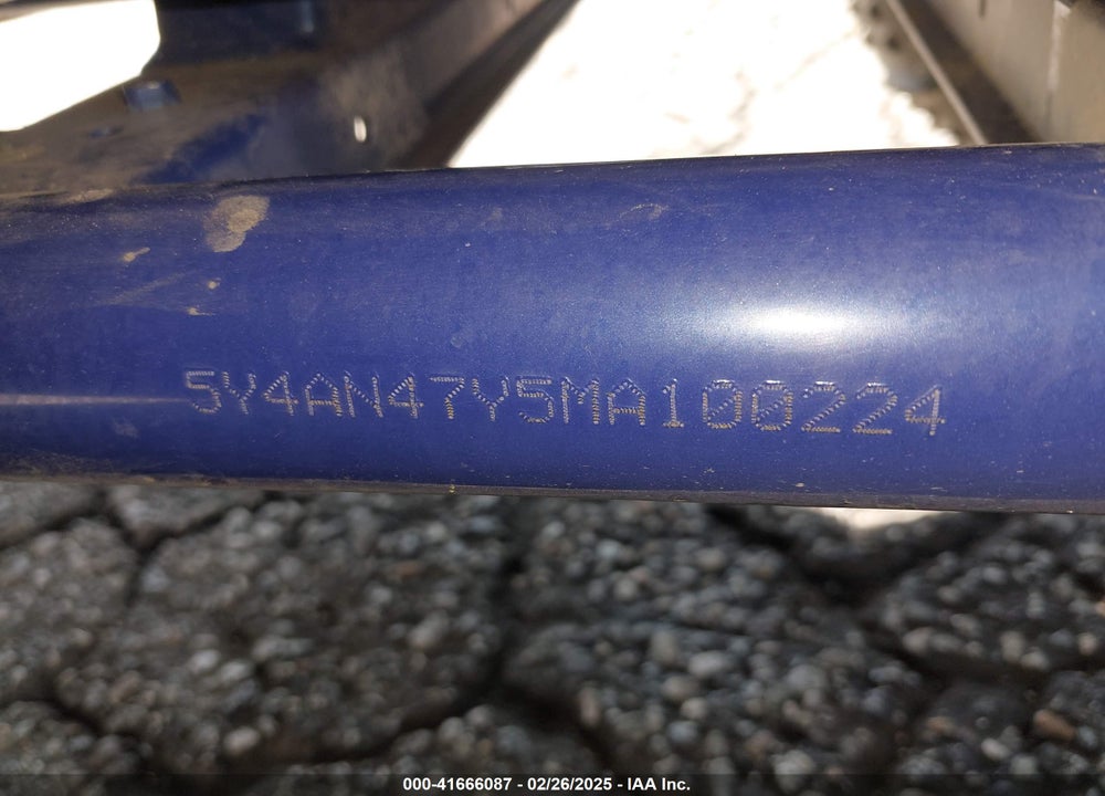 2021 YAMAHA YXZ1000 VIN: 5Y4AN47Y5MA100224