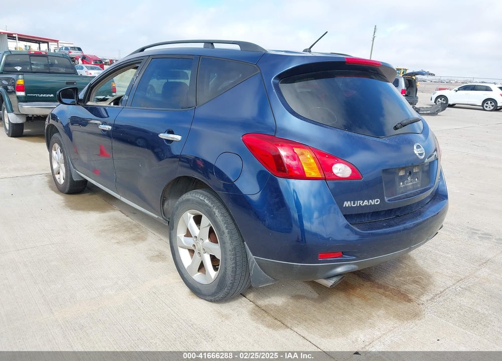 2009 NISSAN MURANO S VIN: JN8AZ18U79W030747